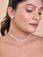 Diamond-Studded Bridal Jewellery Set-VOJ254