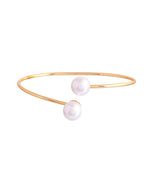 One Gram Gold Plated Pearl Studded Bracelet-VOJ264