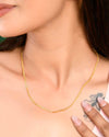 Gold Plated Snake Chain For  Women-VOJ286