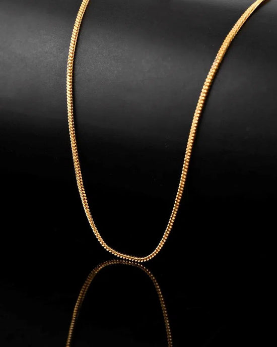 Gold Plated Snake Chain For  Women-VOJ286