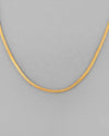 Gold Plated Snake Chain For  Women-VOJ286