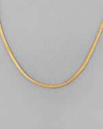 Gold Plated Snake Chain For  Women-VOJ286