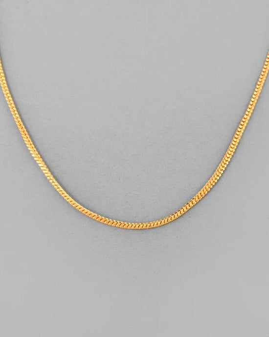 Gold Plated Snake Chain For  Women-VOJ286