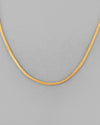 Gold Plated Snake Chain For  Women-VOJ286