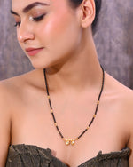 Gold-Plated Beaded Mangalsutra-VOJ303