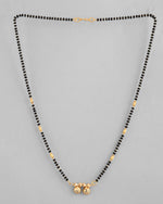 Gold-Plated Beaded Mangalsutra-VOJ303