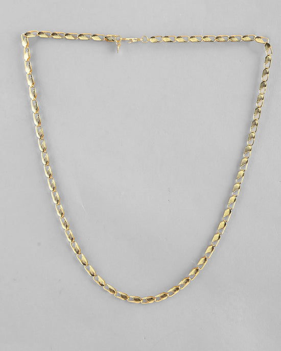 Gold Plated Men Designer Chain-VOJ396