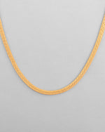 Men's Gold Plated Self Designed Snake Chain-VOJ420