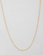 Gold Plated Small Gold Beads Chain For Women-VOJ422