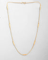 Gold Plated Designer Chain With Gold Pipe-VOJ424