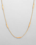 Gold Plated Designer Chain With Gold Pipe-VOJ424