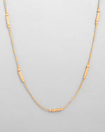 Gold Plated Designer Chain With Gold Pipe-VOJ424