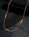 Gold Plated Designer Chain With Gold Pipe-VOJ424