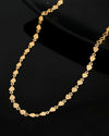 Gold Plated Heart Shaped  Chan for Women-VOJ426