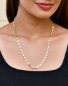 Gold Plated Heart Shaped  Chan for Women-VOJ426