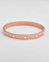 Rose Gold Plated Kada Bracelet with Crystals-VOJ429