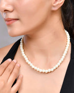 Pearl Beaded Necklace-VOJ446