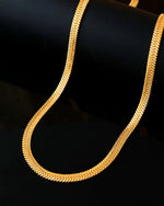 Men's Gold Plated Thick Snake Chain-VOJ462