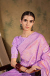 Suha Womens Fashion Ethnic Lavender Color Sarees-MLSHWSA1336LVR0ONE