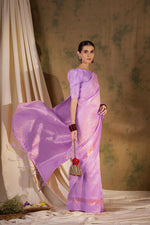 Suha Womens Fashion Ethnic Lavender Color Sarees-MLSHWSA1336LVR0ONE