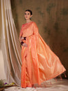 Suha Womens Fashion Ethnic Peach Color Sarees-MLSHWSA1337PCH0ONE