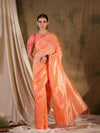 Suha Womens Fashion Ethnic Peach Color Sarees-MLSHWSA1337PCH0ONE