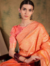 Suha Womens Fashion Ethnic Peach Color Sarees-MLSHWSA1337PCH0ONE