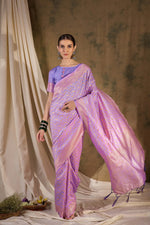 Suha Womens Fashion Ethnic Violet Color Sarees-MLSHWSA1343VLT0ONE