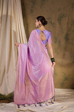 Suha Womens Fashion Ethnic Violet Color Sarees-MLSHWSA1343VLT0ONE