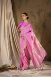 Suha Womens Fashion Ethnic Pink Color Sarees-MLSHWSA1344PNK0ONE