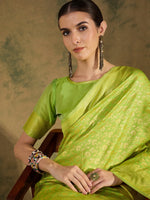 Suha Womens Fashion Ethnic Pista Green Color Sarees-MLSHWSA1345PSG0ONE