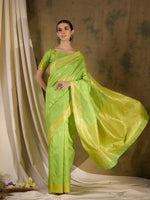 Suha Womens Fashion Ethnic Pista Green Color Sarees-MLSHWSA1351PSG0ONE