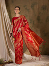 Suha Womens Fashion Ethnic Red Color Sarees-MLSHWSA1353RED0ONE