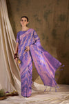 Suha Womens Fashion Ethnic Lavender Color Sarees-MLSHWSA1355LVR0ONE