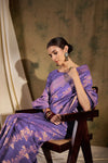 Suha Womens Fashion Ethnic Lavender Color Sarees-MLSHWSA1355LVR0ONE