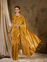 Suha Womens Fashion Ethnic Mustard Color Sarees-MLSHWSA1358MUS0ONE