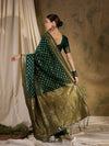 Suha Womens Fashion Ethnic Green Color Sarees-MLSHWSA1359GRN0ONE