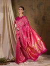 Suha Womens Fashion Ethnic Pink Color Sarees-MLSHWSA1365PNK0ONE