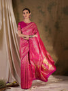 Suha Womens Fashion Ethnic Pink Color Sarees-MLSHWSA1365PNK0ONE