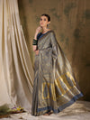 Suha Womens Fashion Ethnic Grey Color Sarees-MLSHWSA1366GRY0ONE