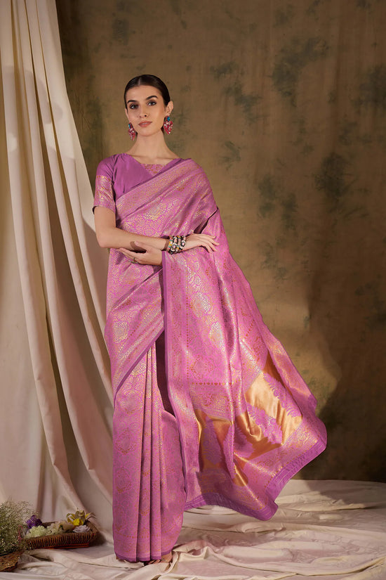 Suha Womens Fashion Ethnic Pink Color Sarees-MLSHWSA1367PNK0ONE