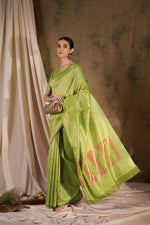 Suha Womens Fashion Ethnic Pista Green Color Sarees-MLSHWSA1368PSG0ONE