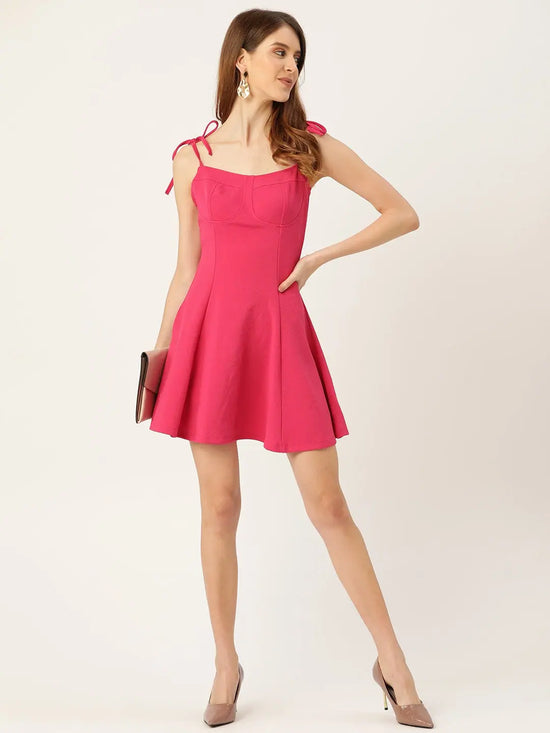 Veni Vidi Vici Coral Bustier Dress