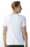 Huetrap White Mens Short Sleeve Graphic Printed Tshirt-HT16MKGRAWHT00388