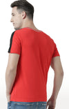 Huetrap Red Mens Short Sleeve Graphic Printed Tshirt-HT17MKGRARED00675