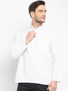 Hangup Men Standard Solid Men's Indian Wear-White_Magic_Patch_ShortKurta