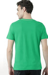 Huetrap Green Mens Short Sleeve Graphic Printed Tshirt-HT17MKGRAGRE00544