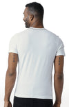 Huetrap White Mens Short Sleeve Graphic Printed Tshirt-HT15MKGRAOFW00087