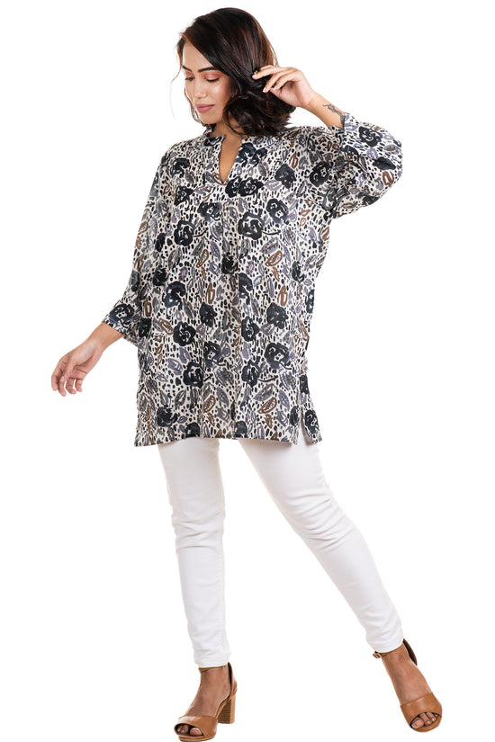 Washflower Grey Gigi Tunic