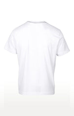 Huetrap White Mens Short Sleeve Graphic Printed Tshirt-HT16MKGRAWHT00313